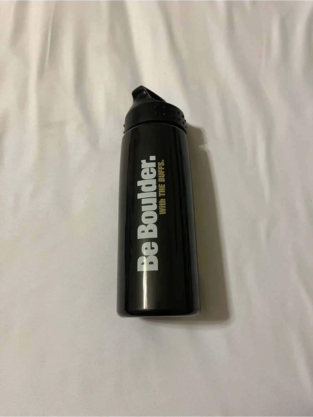 Garyline Colorado Buffaloes CU Water Bottle Black Tritan Plastic 9 in